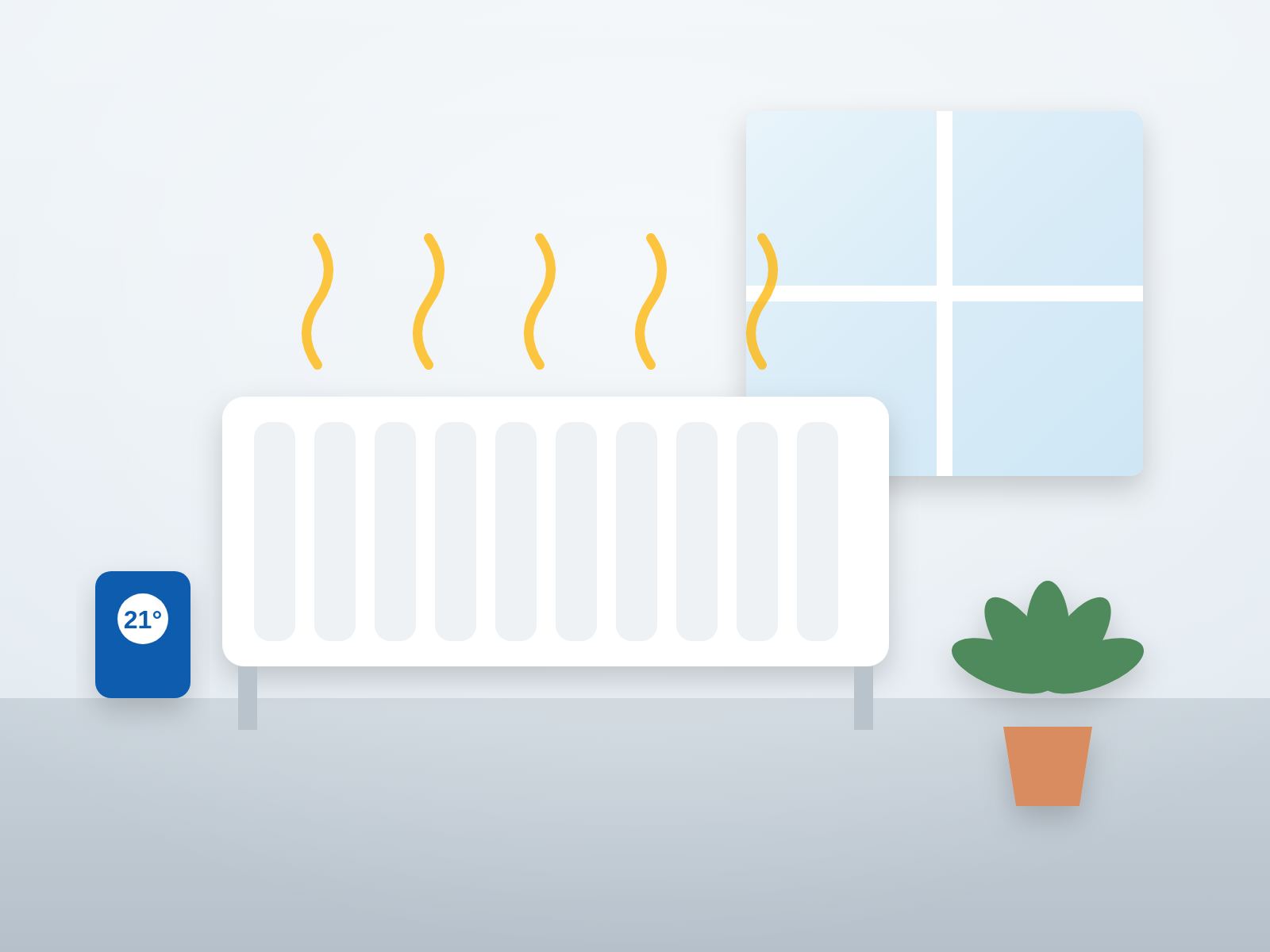 Illustration: radiator upgrade